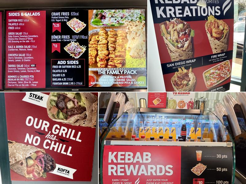 The Kebab Shop Menu