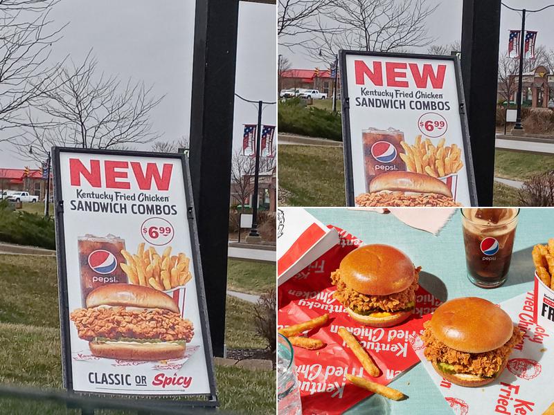 KFC Menu
