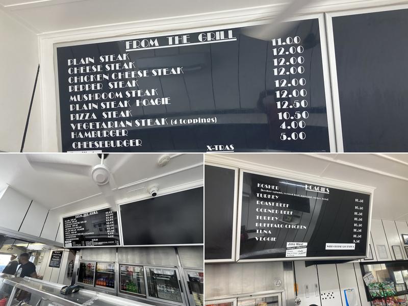 Jim’s West Menu