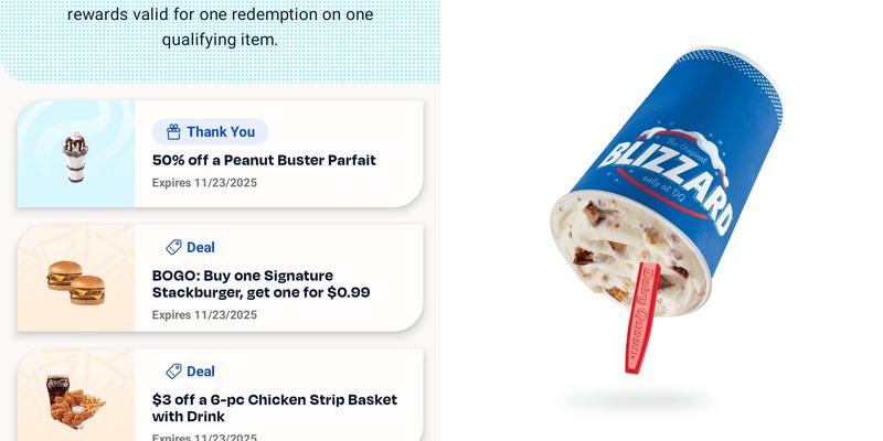 Dairy Queen Grill & Chill Menu