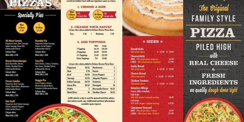 Godfather's Pizza Express Menu