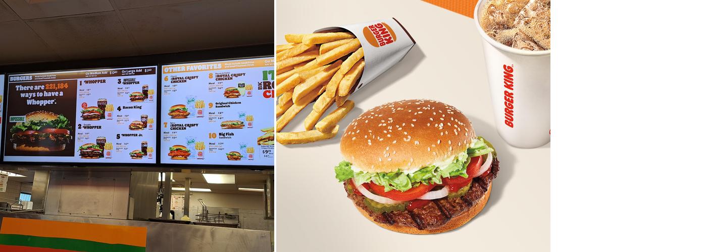 Burger King Menu
