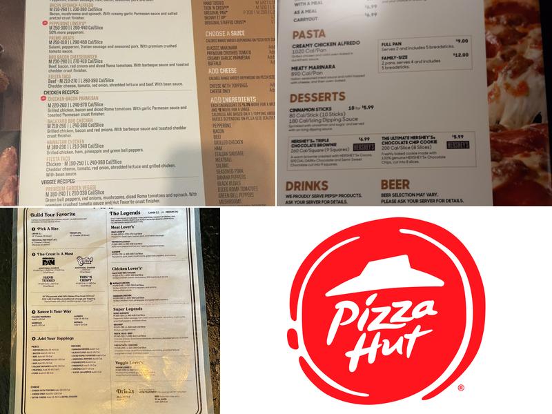 Pizza Hut Menu