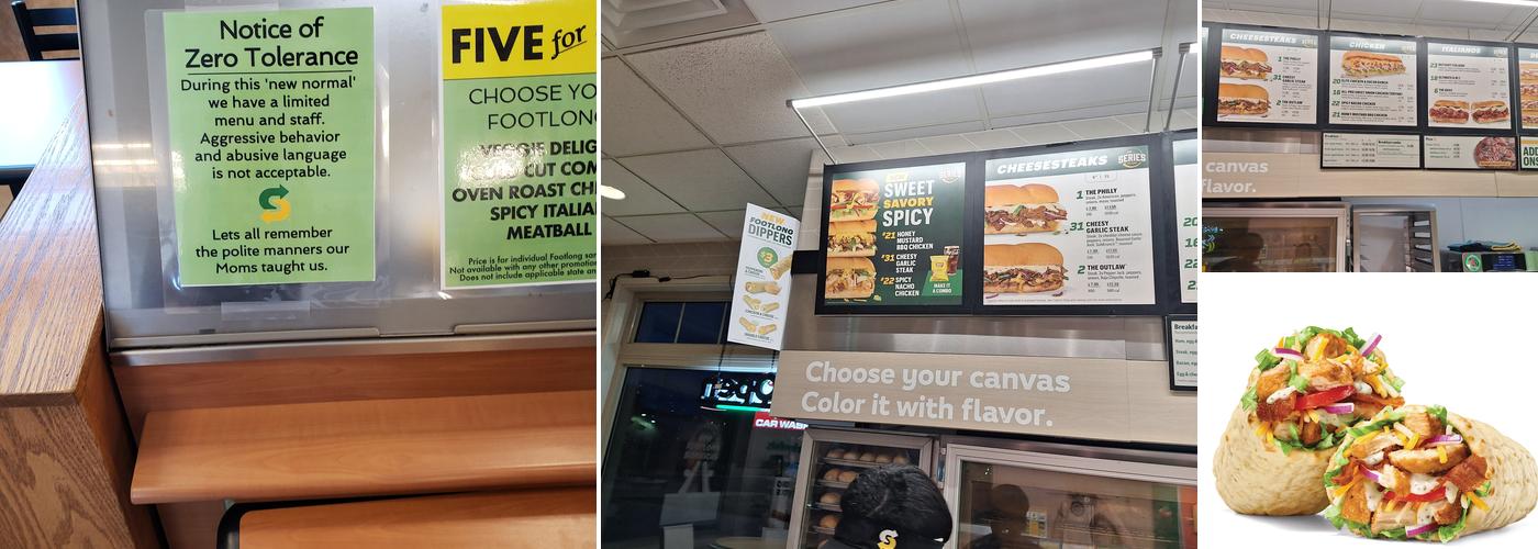 Subway Menu
