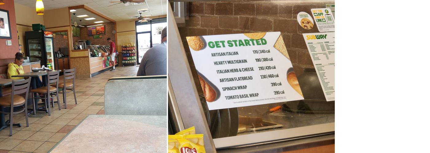 Subway Menu