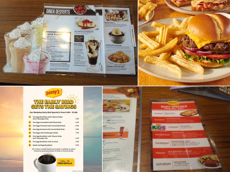 Denny's Restaurant Menu