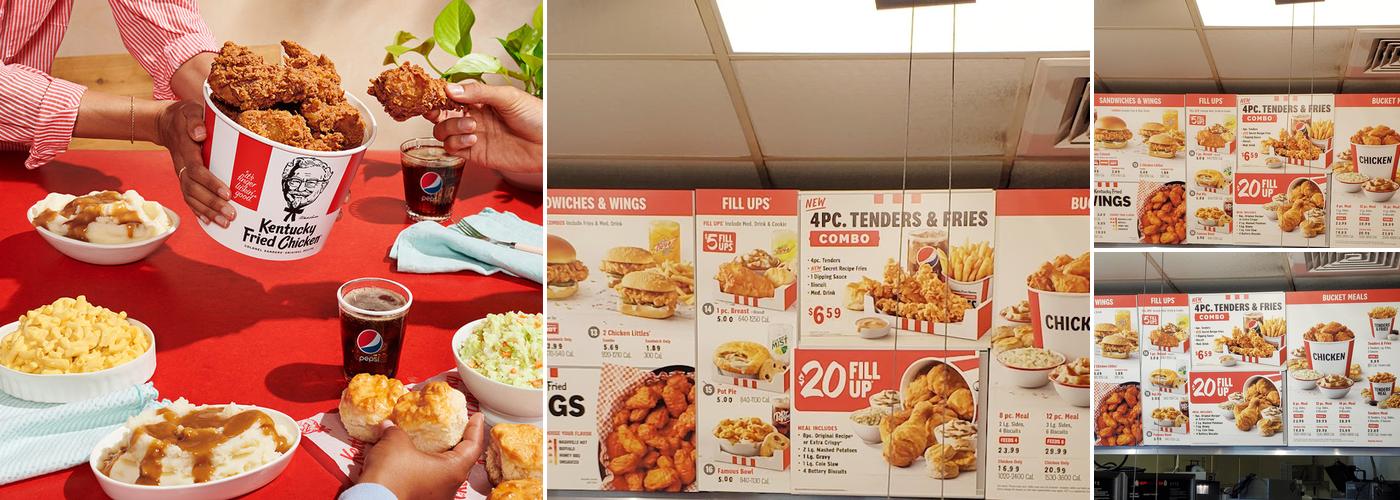 KFC Menu