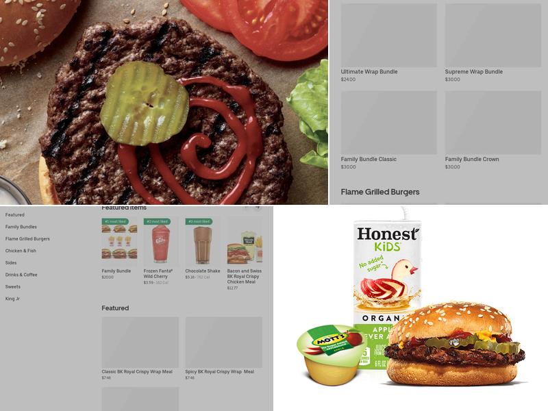 Burger King Menu