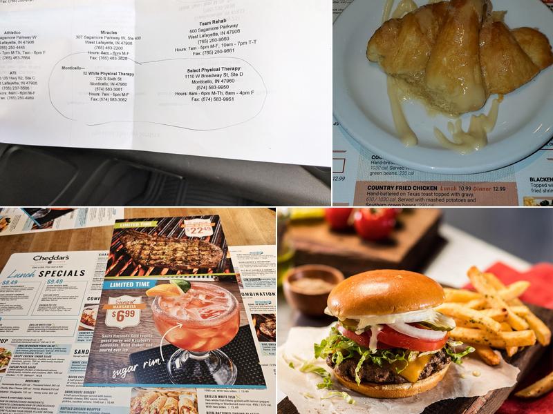 Cheddar's Scratch Kitchen Menu