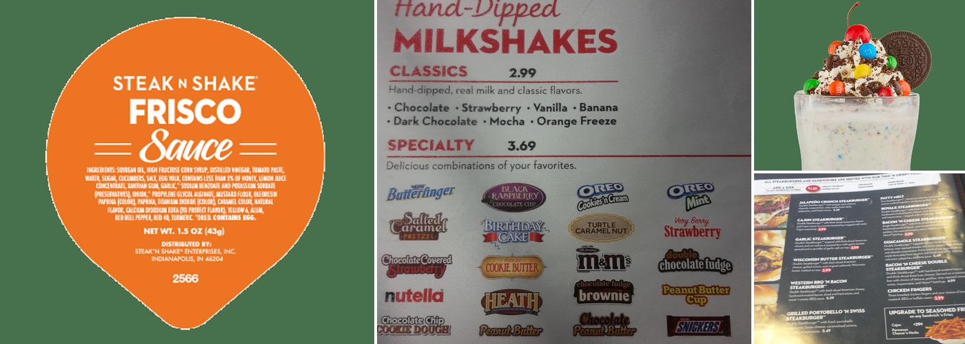 Steak 'n Shake Menu