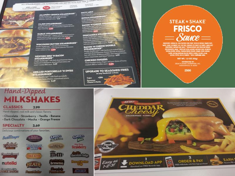 Steak 'n Shake Menu