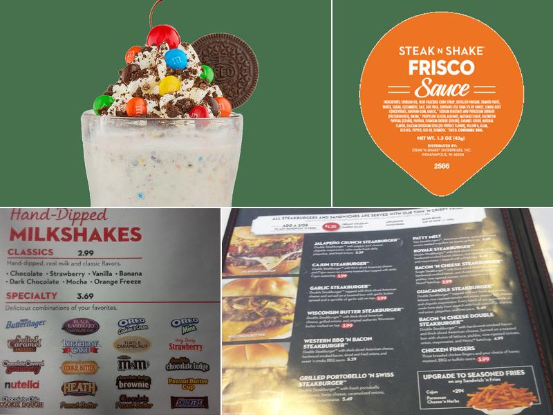 Steak 'n Shake Menu