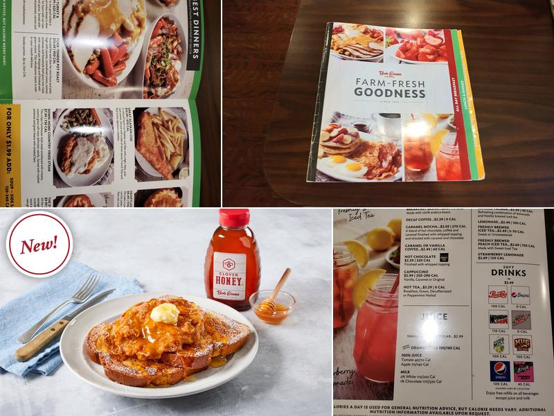 Bob Evans Menu