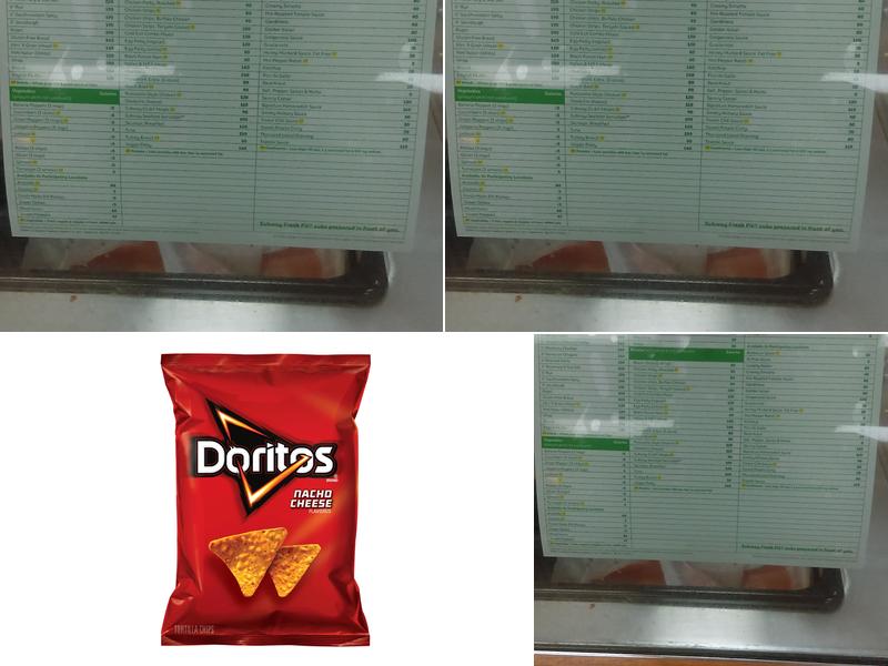 Subway Menu