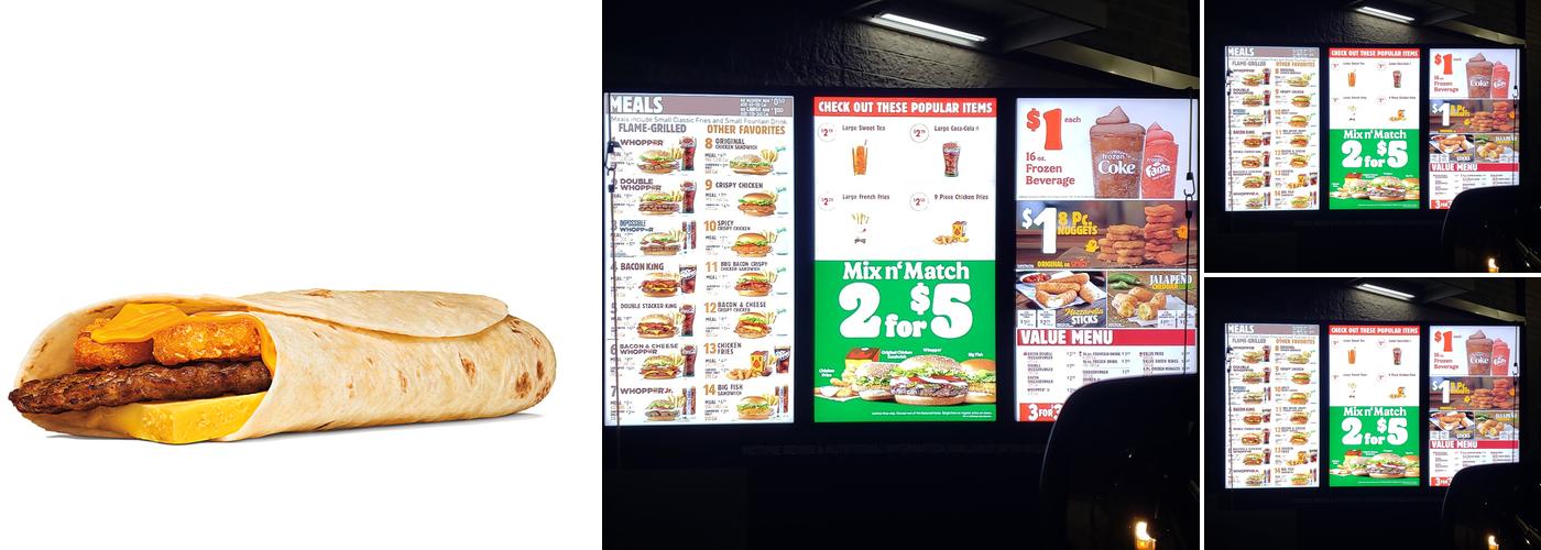 Burger King Menu