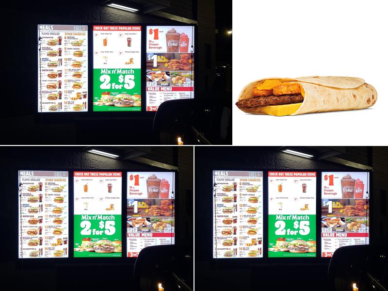 Burger King Menu