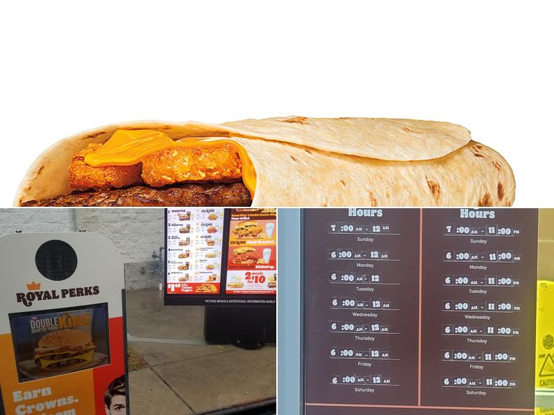 Burger King Menu