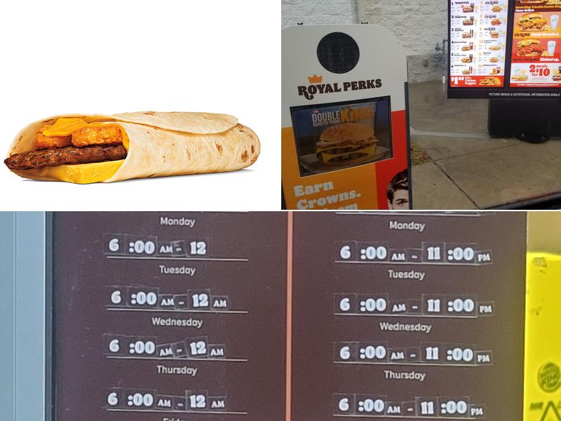 Burger King Menu