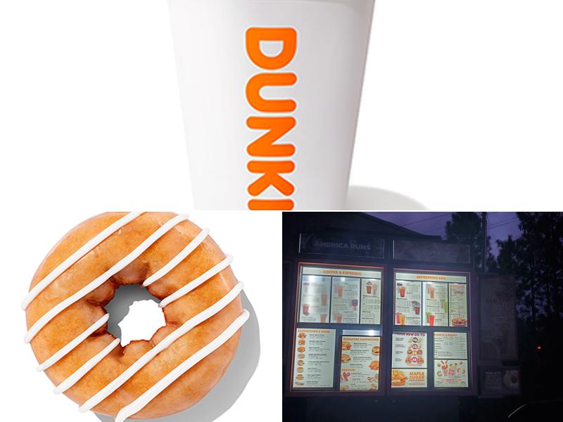 Dunkin' Menu