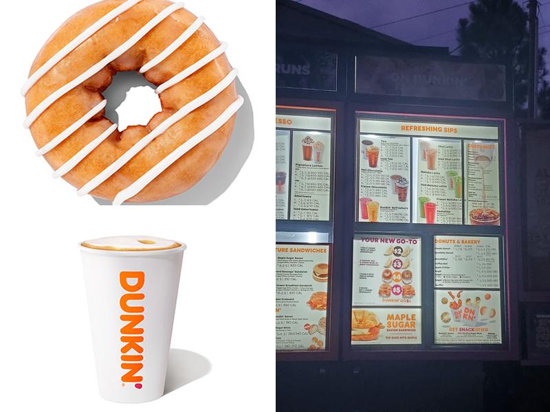 Dunkin' Menu