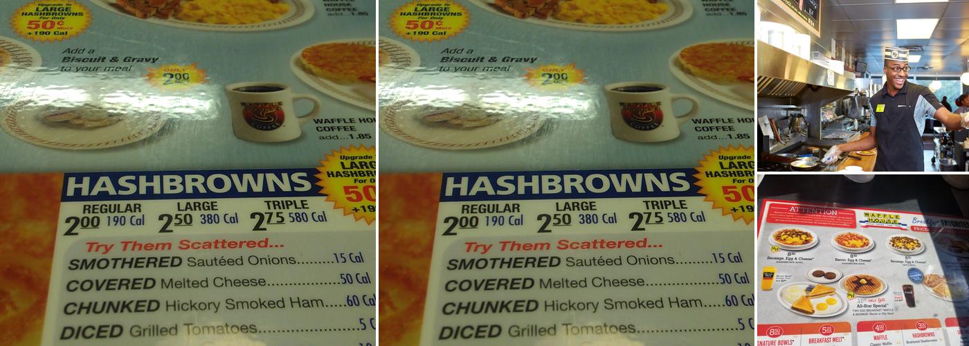 Waffle House Menu
