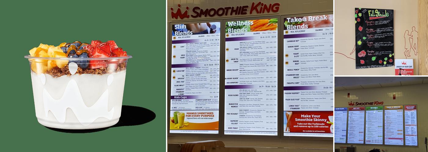 Smoothie King Menu