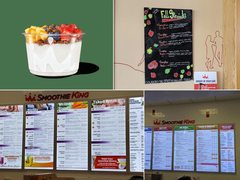 Smoothie King Menu