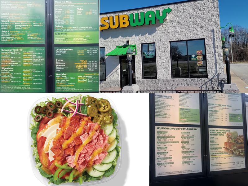 Subway Menu