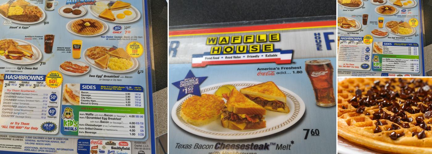 Waffle House Menu