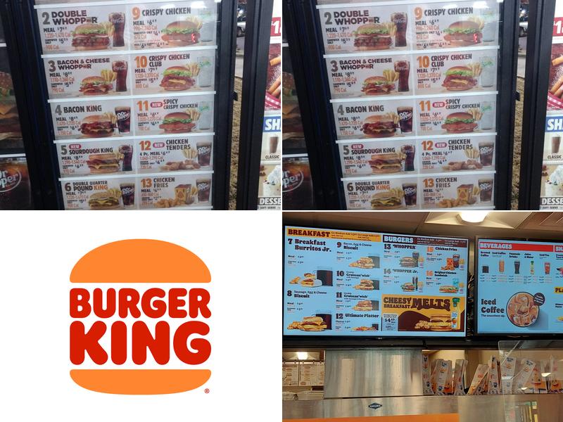 Burger King Menu