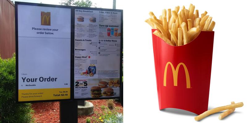 McDonald's Menu