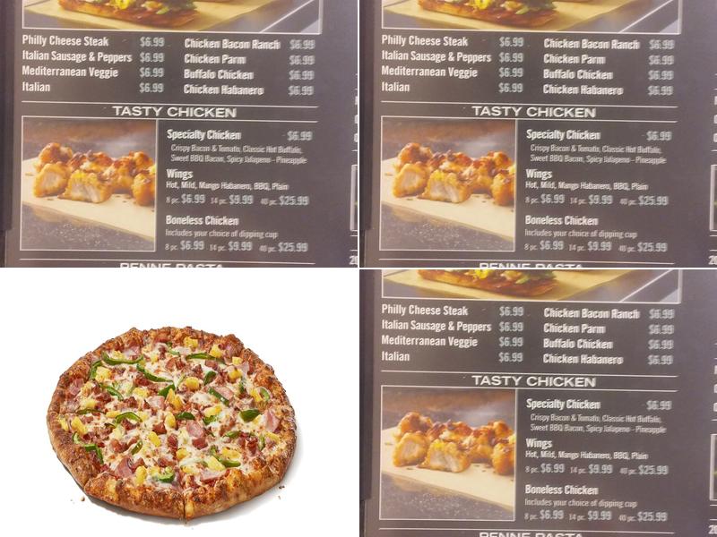 Domino's Pizza Menu