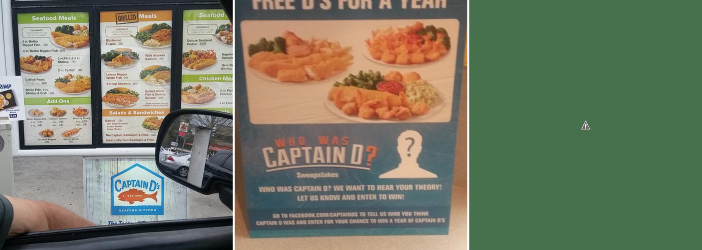 Captain D's Menu