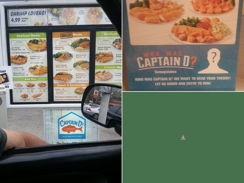 Captain D's Menu