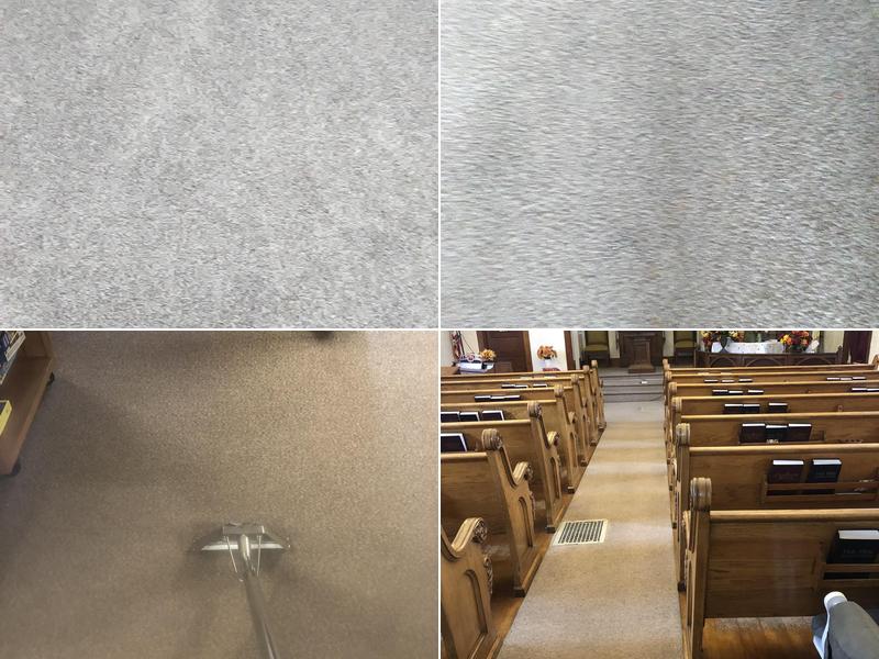 Quick dry carpet cleaning