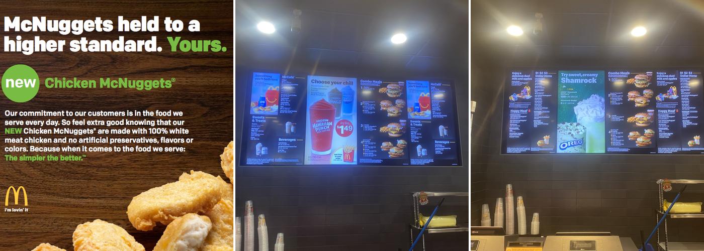 McDonald's Menu