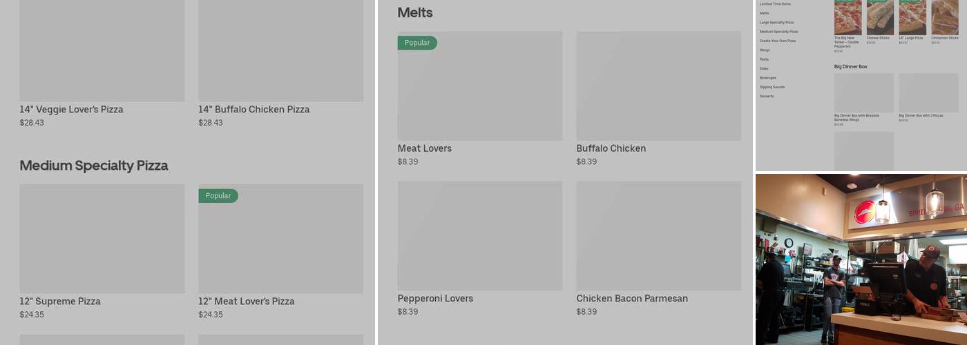 Pizza Hut Menu