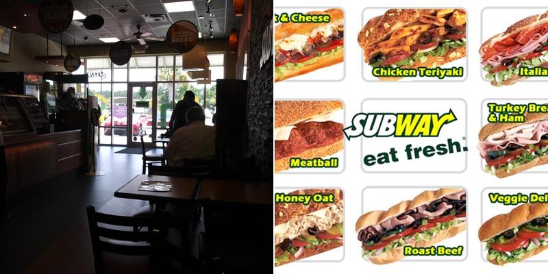 Subway Menu
