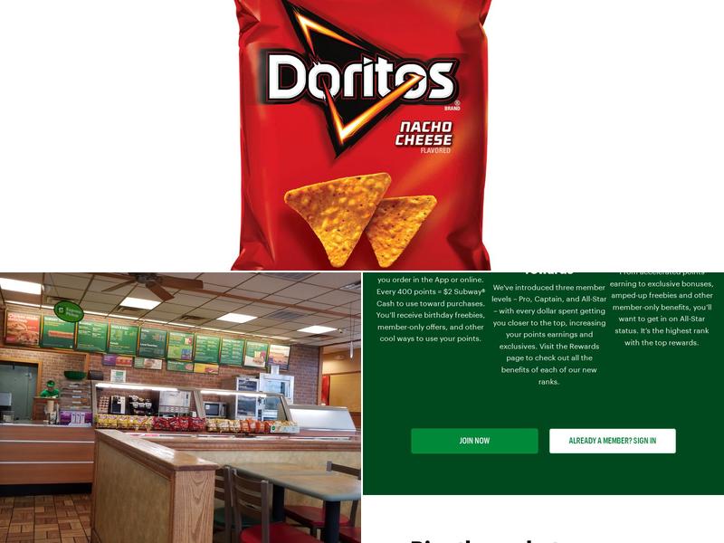 Subway Menu