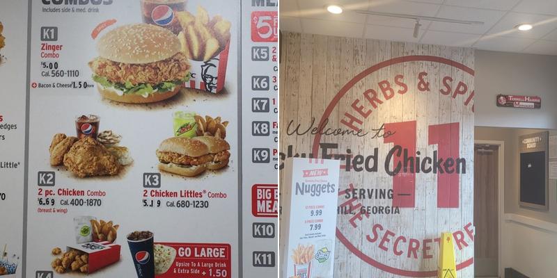 KFC Menu