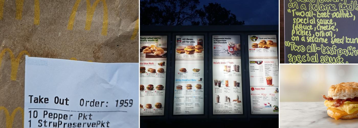 McDonald's Menu