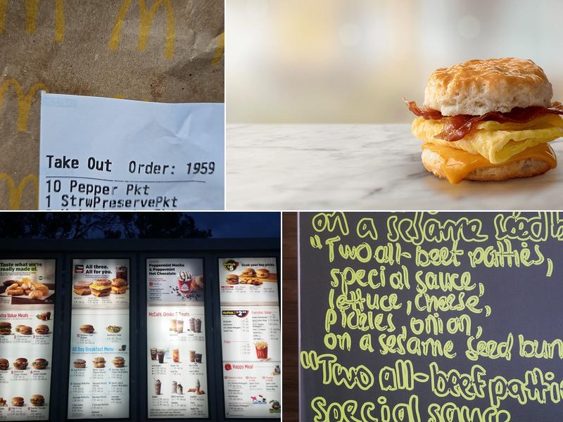 McDonald's Menu