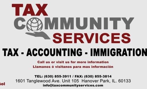 Tax Community Services, Inc 1601 Tanglewood Ave Ste 105, Hanover Park Illinois 60133