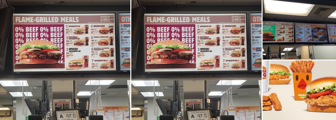 Burger King Menu