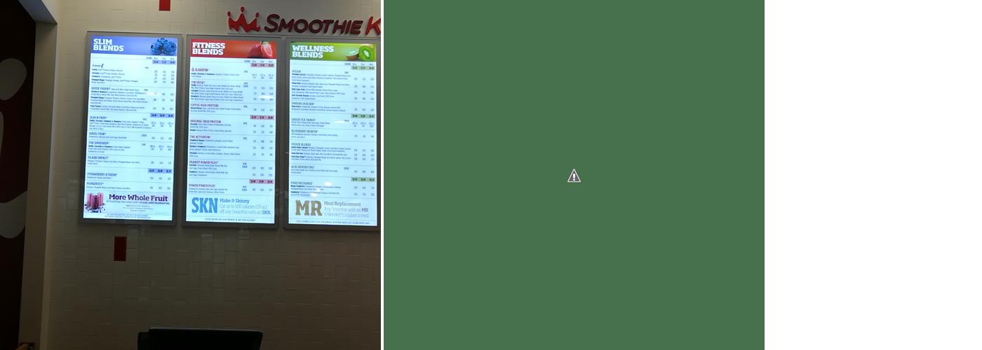 Smoothie King Menu