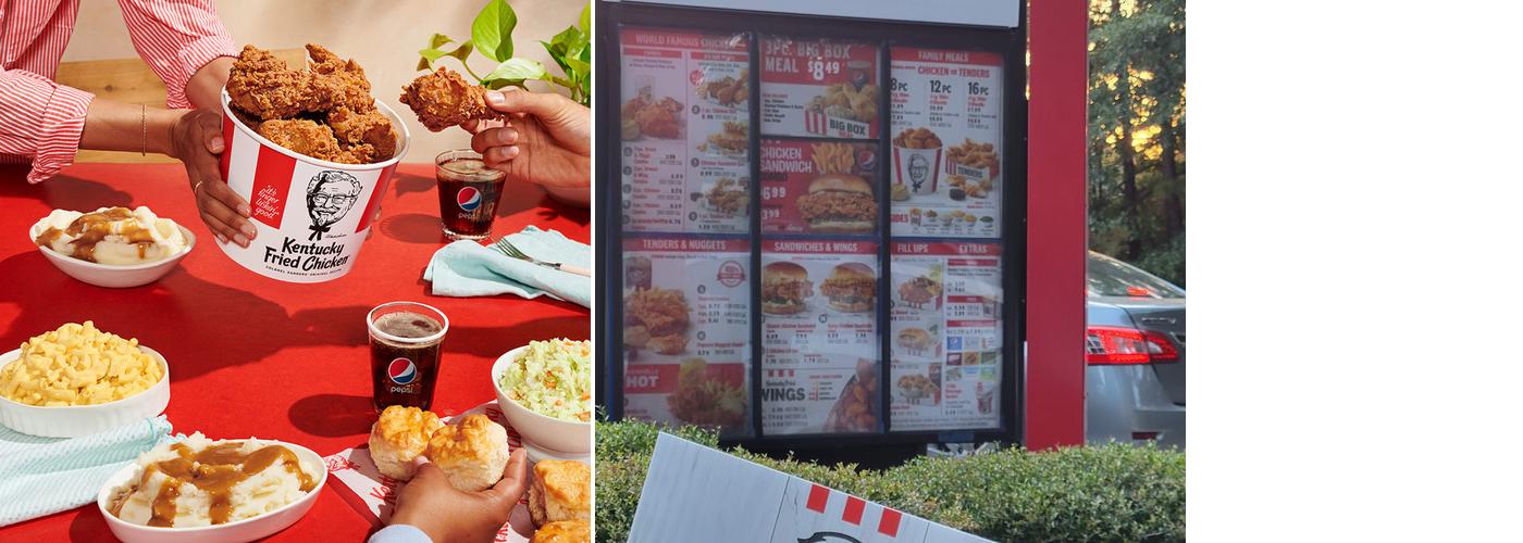 KFC Menu