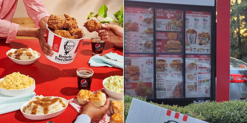 KFC Menu