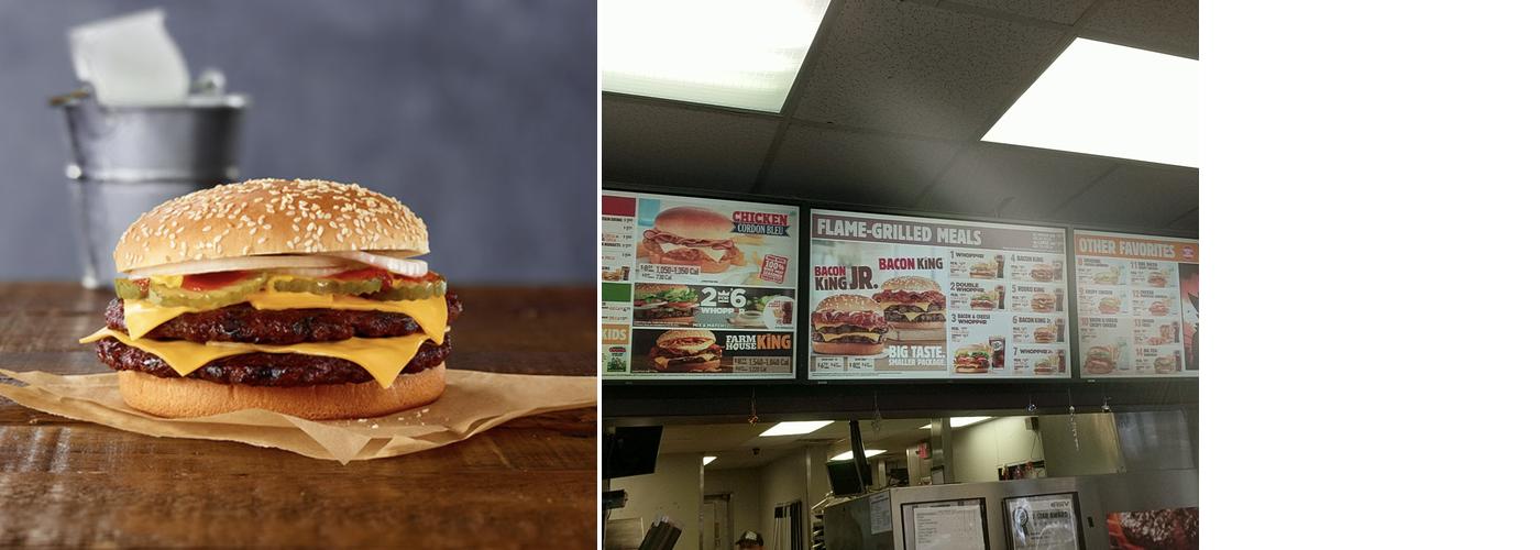 Burger King Menu