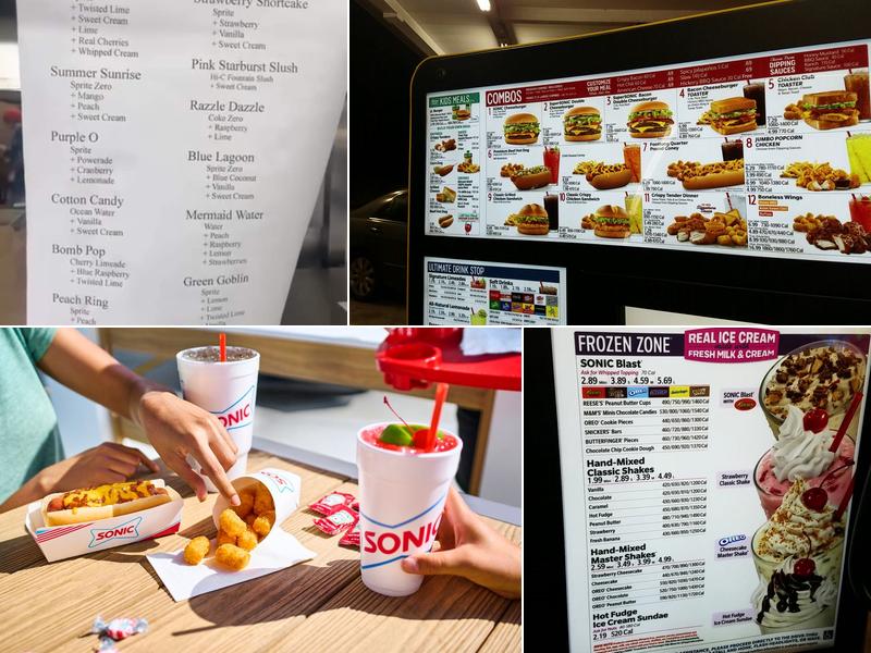 Sonic Drive-In Menu