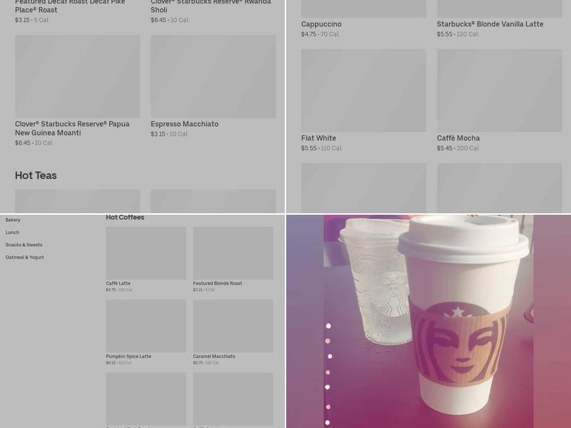 Starbucks Menu